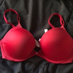 Silky red push up bra Victorias secret